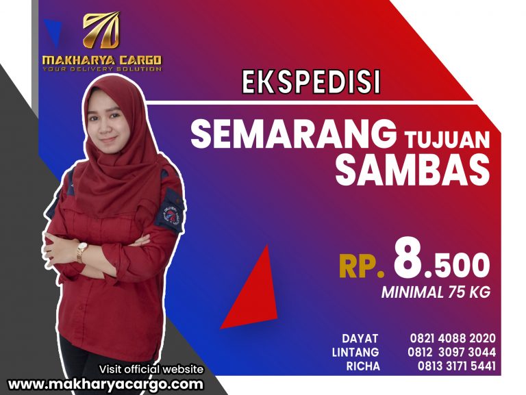 Ekspedisi Semarang Sambas Gratis Jemput Barang 2021