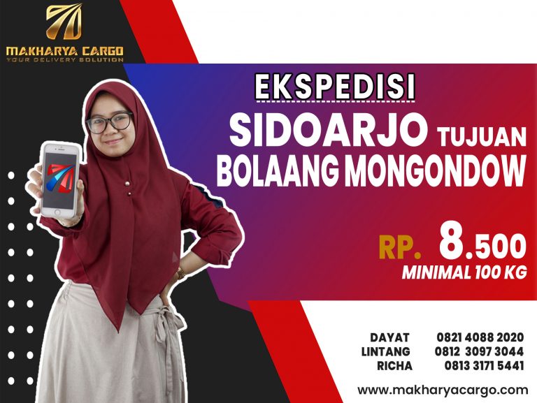 Ekspedisi Sidoarjo Bolaang Mongondow Gratis Jemput Barang 2021