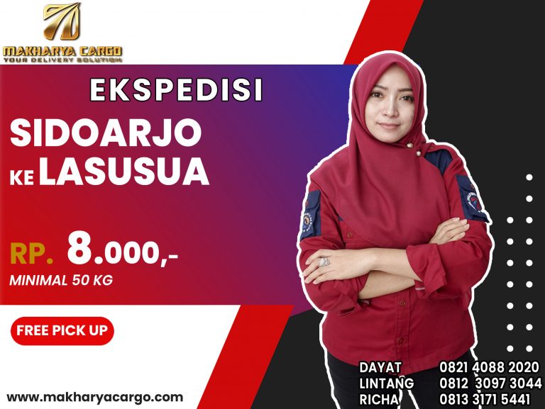 Ekspedisi Sidoarjo Lasusua Gratis Jemput Barang 2021