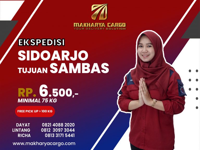 Ekspedisi Sidoarjo Sambas Gratis Jemput Barang 2021