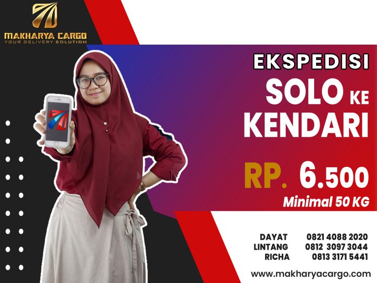 Ekspedisi Solo Kendari Gratis Jemput Barang 2021