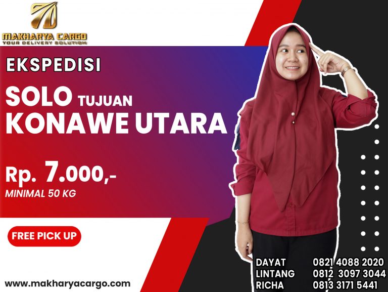 Ekspedisi Solo Konawe Utara Gratis Jemput Barang 2021