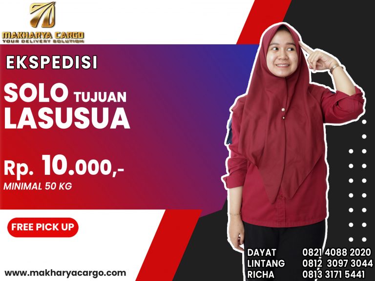Ekspedisi Solo Lasusua Gratis Jemput Barang 2021