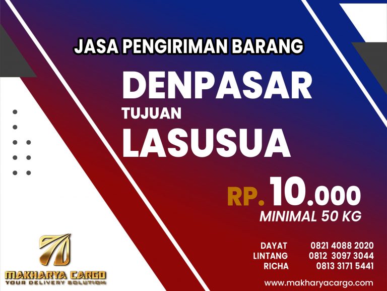 Jasa Pengiriman Barang Denpasar Lasusua Gratis Jemput Barang 2021