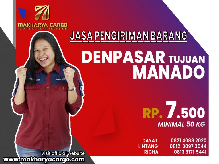 Jasa Pengiriman Barang Denpasar Manado Gratis Jemput Barang 2021