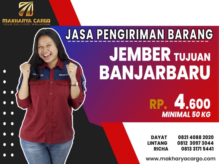 Jasa Pengiriman Barang Jember Banjarbaru Gratis Jemput Barang 2021