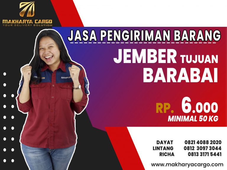 Jasa Pengiriman Barang Jember Barabai Gratis Jemput Barang 2021