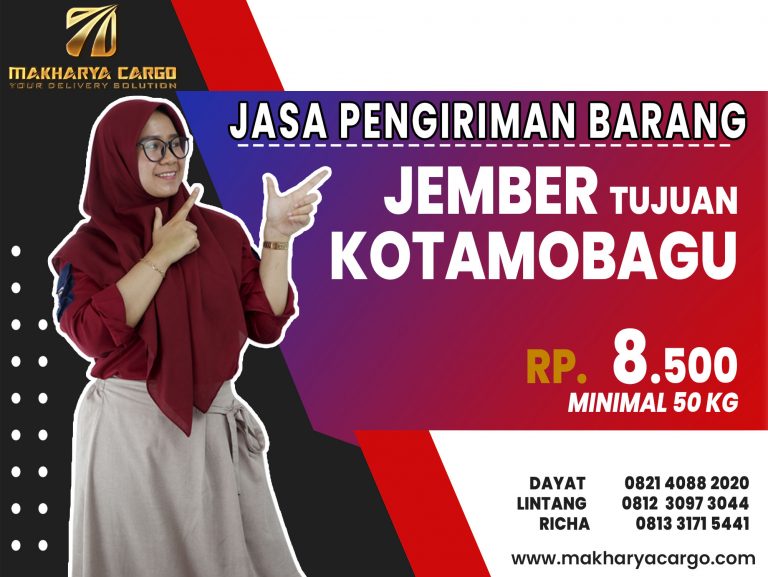 Jasa Pengiriman Barang Jember Kotamobagu Gratis Jemput Barang 2021