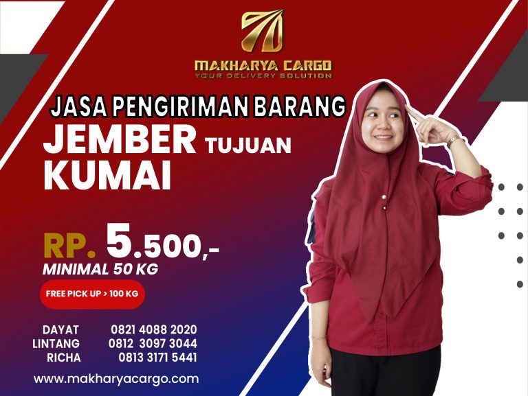Jasa Pengiriman Barang Jember Kumai Gratis Jemput Barang 2021