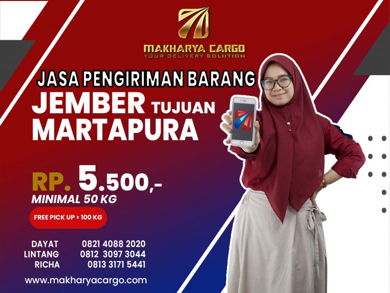 Jasa Pengiriman Barang Jember Martapura Gratis Jemput Barang 2021