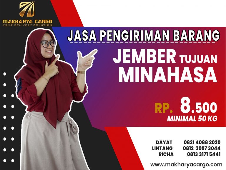 Jasa Pengiriman Barang Jember Minahasa Gratis Jemput Barang 2021