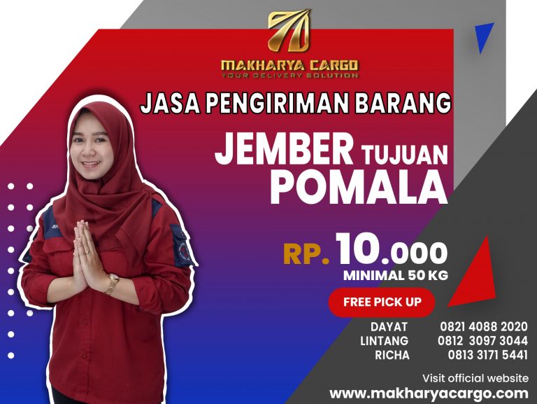 Jasa Pengiriman Barang Jember Pomala Gratis Jemput Barang 2021