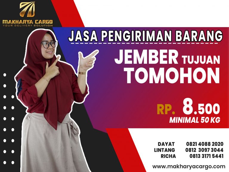 Jasa Pengiriman Barang Jember Tomohon Gratis Jemput Barang 2021