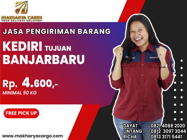 Jasa Pengiriman Barang Kediri Banjarbaru Gratis Jemput Barang 2021