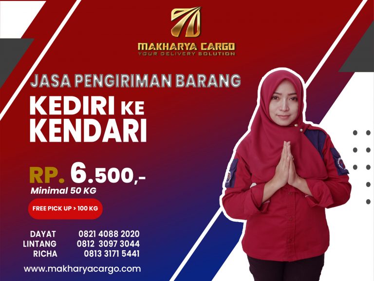 Jasa Pengiriman Barang Kediri Kendari Gratis Jemput Barang 2021