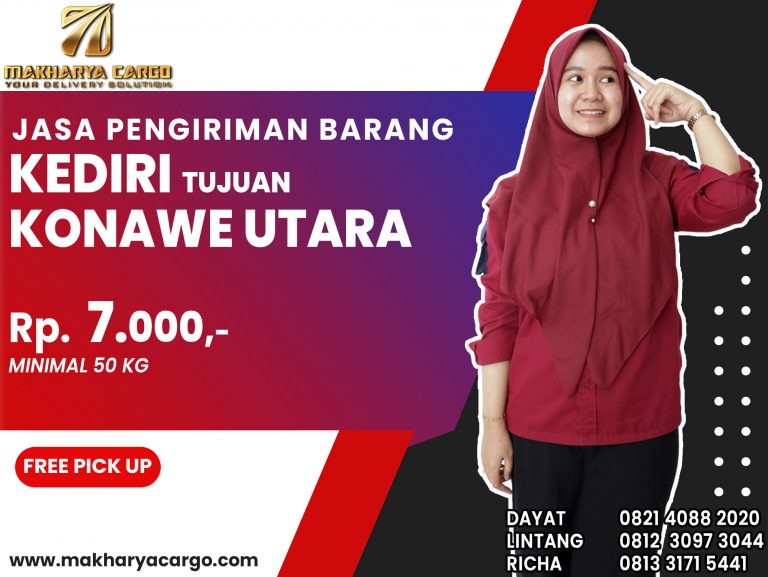 Jasa Pengiriman Barang Kediri Konawe Utara Gratis Jemput Barang 2021