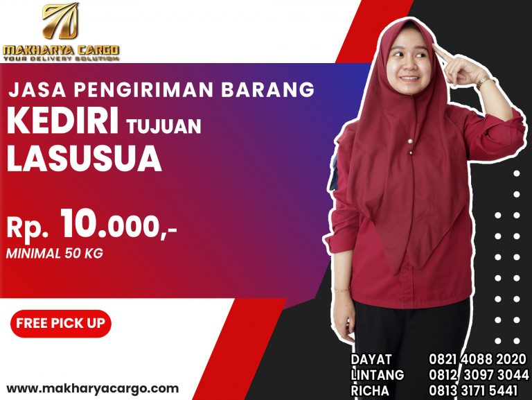 Jasa Pengiriman Barang Kediri Lasusua Gratis Jemput Barang 2021