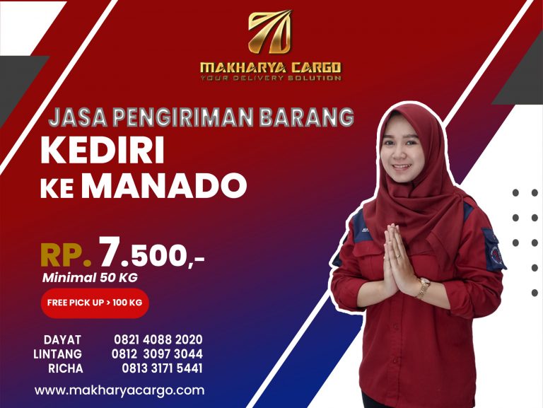 Jasa Pengiriman Barang Kediri Manado Gratis Jemput Barang 2021