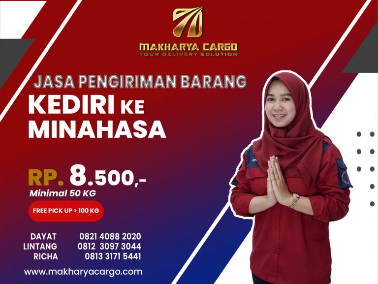 Jasa Pengiriman Barang Kediri Minahasa Gratis Jemput Barang 2021