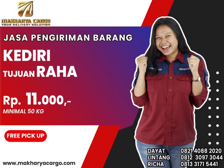 Jasa Pengiriman Barang Kediri Raha Gratis Jemput Barang 2021