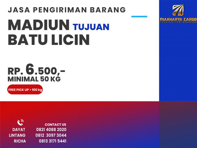 Jasa Pengiriman Barang Madiun Batu Licin Gratis Jemput Barang 2021