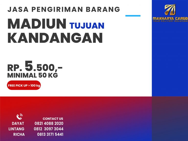 Jasa Pengiriman Barang Madiun Kandangan Gratis Jemput Barang 2021