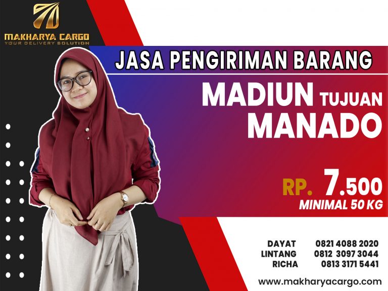 Jasa Pengiriman Barang Madiun Manado Gratis Jemput Barang 2021