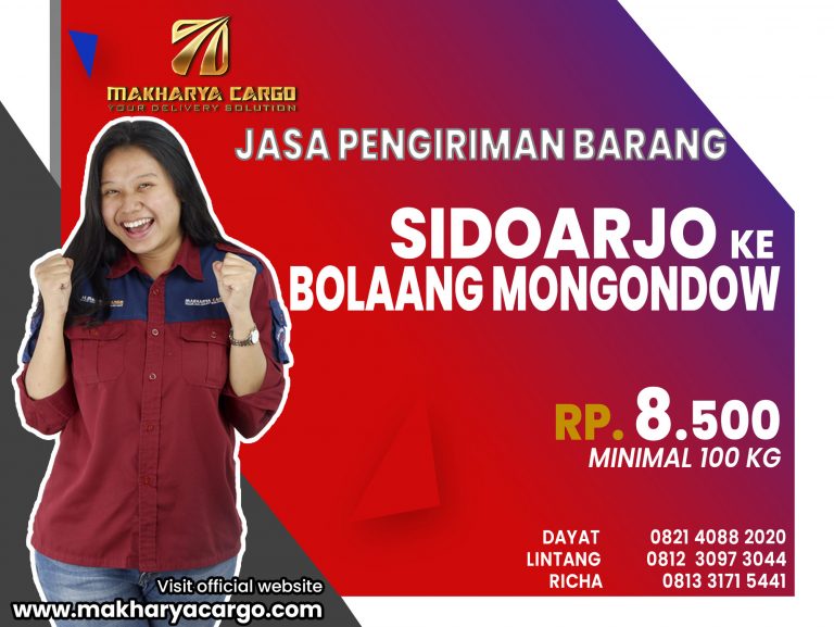 Jasa Pengiriman Sidoarjo Bolaang Mongondow Gratis Jemput Barang 2021