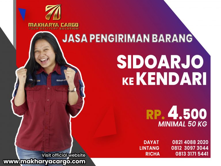 Jasa Pengiriman Barang Sidoarjo Kendari Gratis Jemput Barang 2021