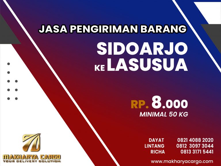 Jasa Pengiriman Barang Sidoarjo Lasusua Gratis Jemput Barang 2021