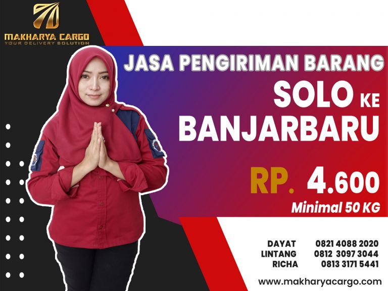 Jasa Pengiriman Barang Solo Banjarbaru Gratis Jemput Barang 2021