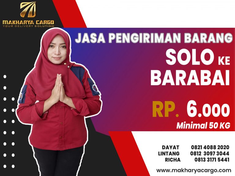 Jasa Pengiriman Barang Solo Barabai Gratis Jemput Barang 2021