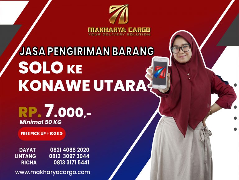 Jasa Pengiriman Barang Solo Konawe Utara Gratis Jemput Barang 2021