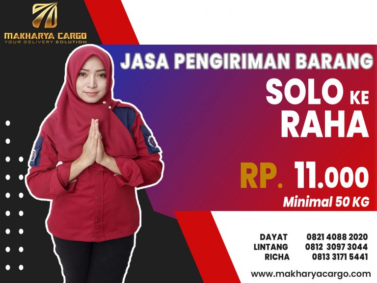 Jasa Pengiriman Barang Solo Raha Gratis Jemput Barang 2021