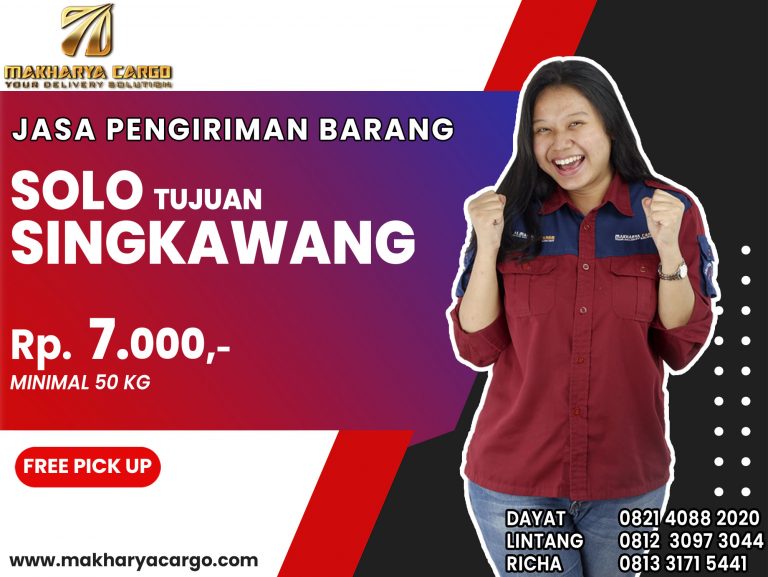 Jasa Pengiriman Barang Solo Singkawang Gratis Jemput Barang 2021
