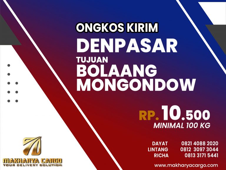 Ongkos Kirim Denpasar Bolaang Mongondow Gratis Jemput Barang 2021
