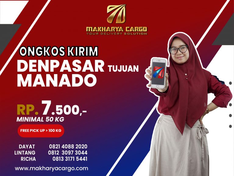 Ongkos Kirim Denpasar Manado Gratis Jemput Barang 2021