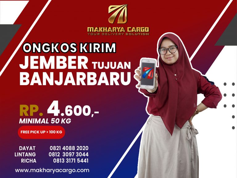 Ongkos Kirim Jember Banjarbaru Gratis Jemput Barang 2021