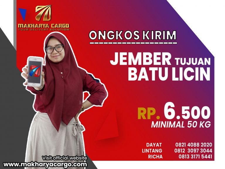 Ongkos Kirim Jember Batu Licin Gratis Jemput Barang 2021