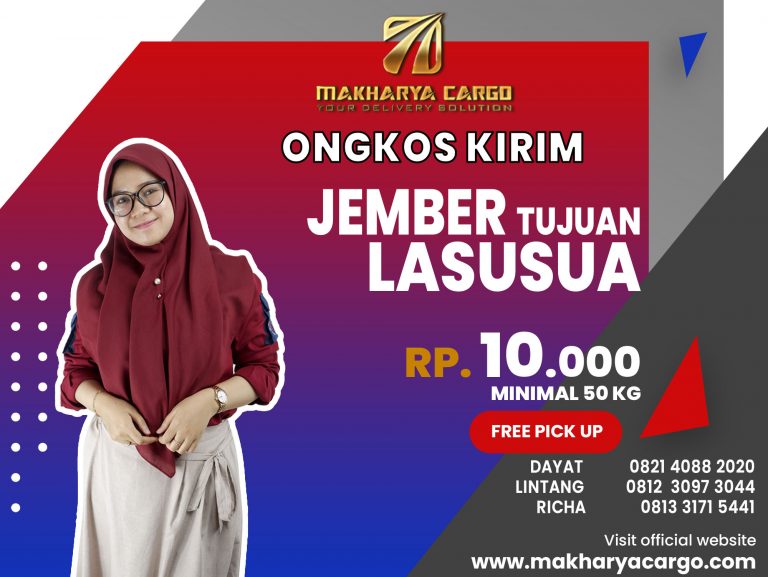 Ongkos Kirim Jember Lasusua Gratis Jemput Barang 2021