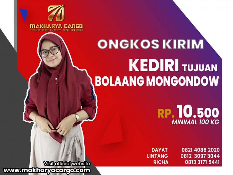 Ongkos Kirim Kediri Bolaang Mongondow Gratis Jemput Barang 2021