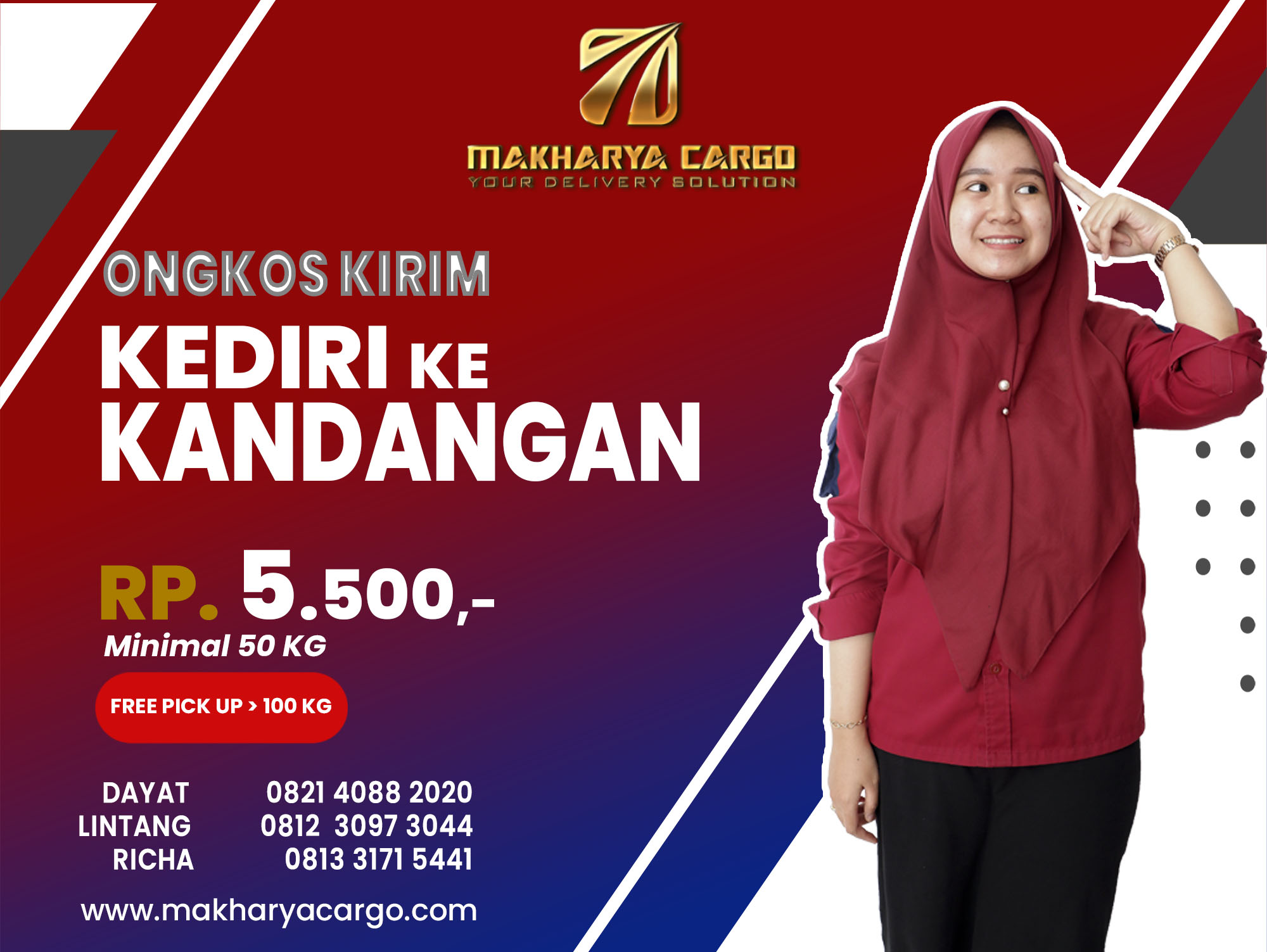 Ongkos Kirim Kediri Kandangan