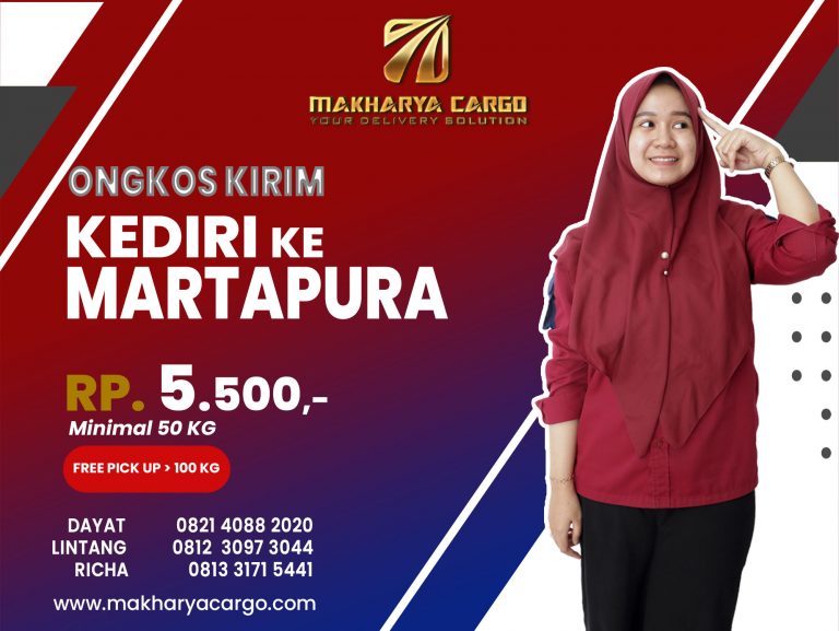 Ongkos Kirim Kediri Martapura Gratis Jemput Barang 2021