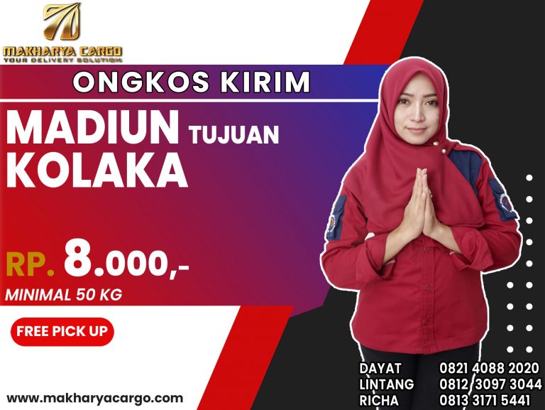 Ongkos Kirim Madiun Kolaka Gratis Jemput Barang 2021