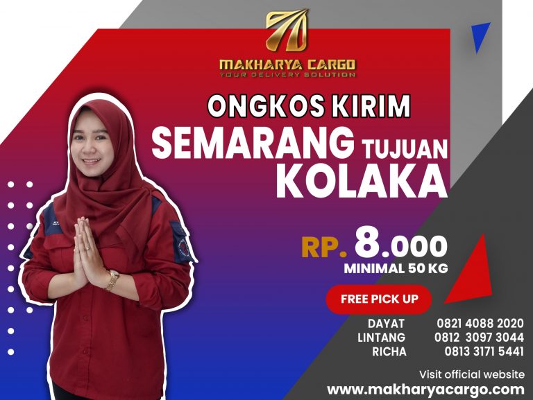 Ongkos Kirim Semarang Kolaka Gratis Jemput Barang 2021