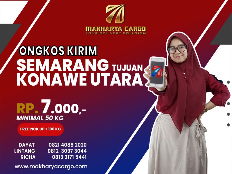 Ongkos Kirim Semarang Konawe Utara Gratis Jemput Barang 2021