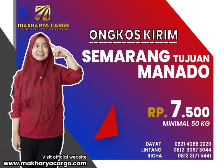 Ongkos Kirim Semarang Manado Gratis Jemput Barang 2021