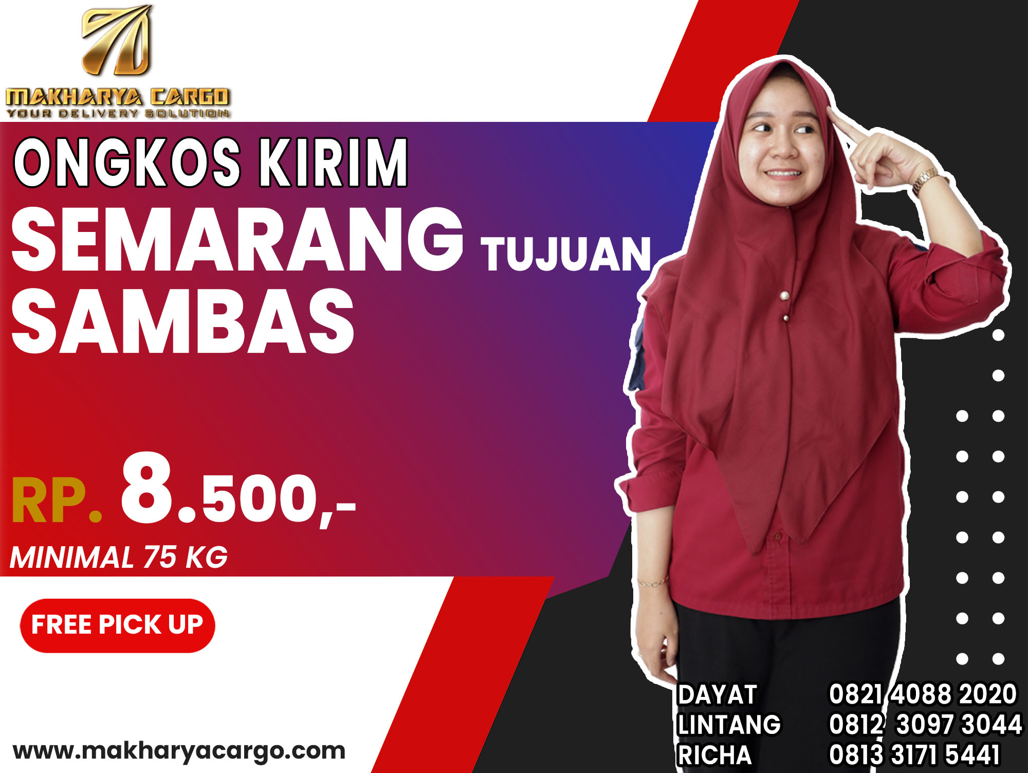 Ongkos Kirim Semarang Sambas