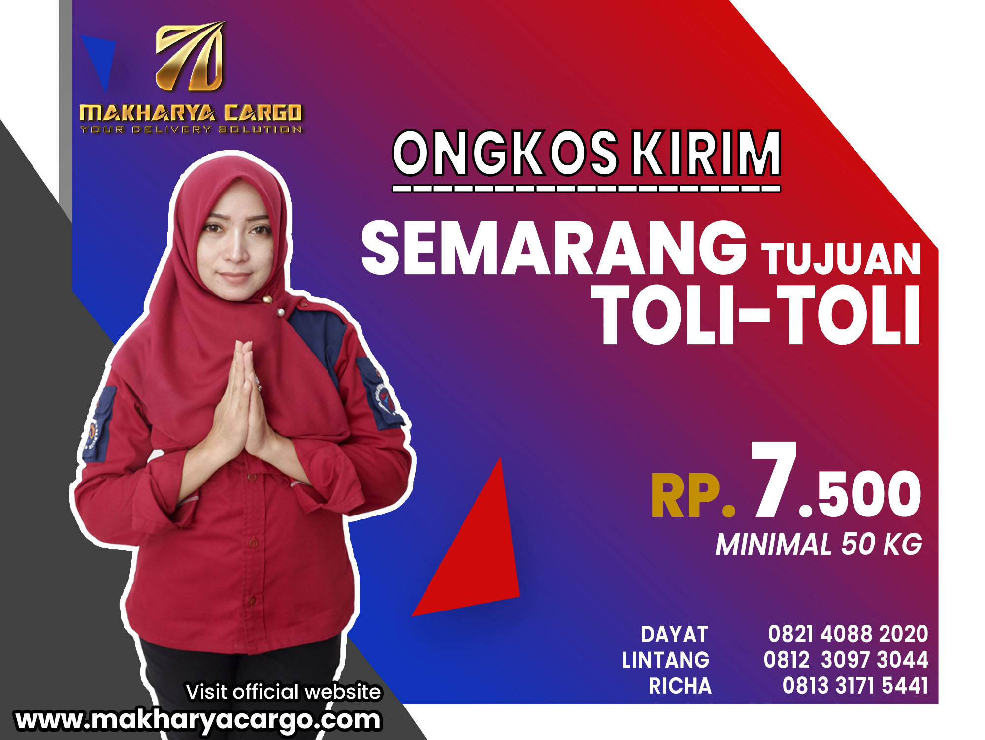 Ongkos Kirim Semarang Toli-Toli