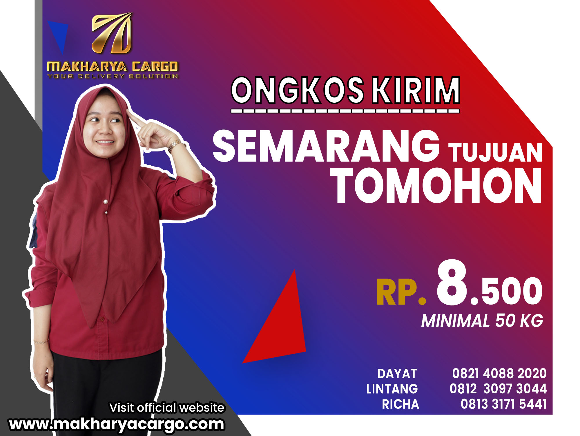 Ongkos Kirim Semarang Tomohon